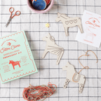 Cotton Clara Embroidery Kits Dala Horses Embroidery Board Kit