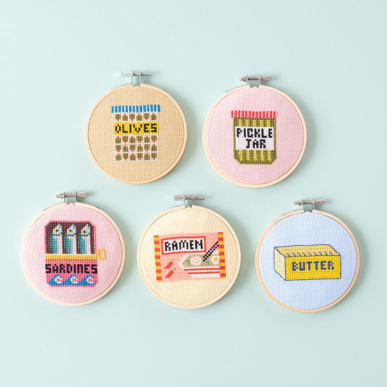 Foodie Mini Cross Stitch Bundle