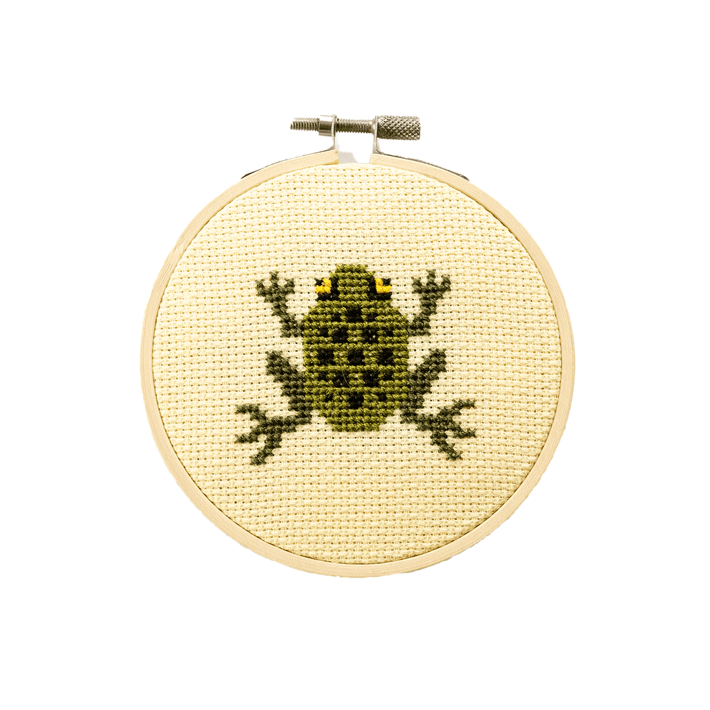 Cotton Clara Frog Cross Stitch Kit