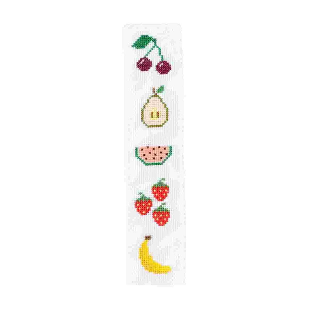 Cotton Clara Fruity Bookmark Cross Stitch Kit