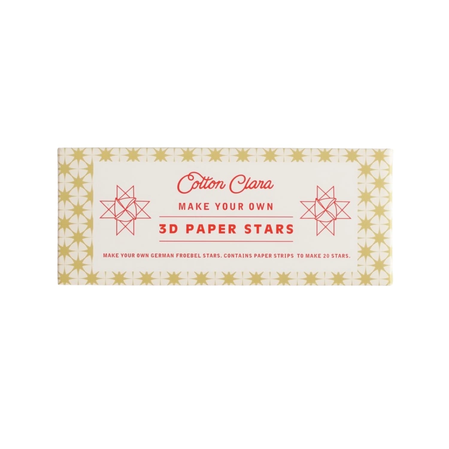 Cotton Clara German Froebel Paper Stars Kit
