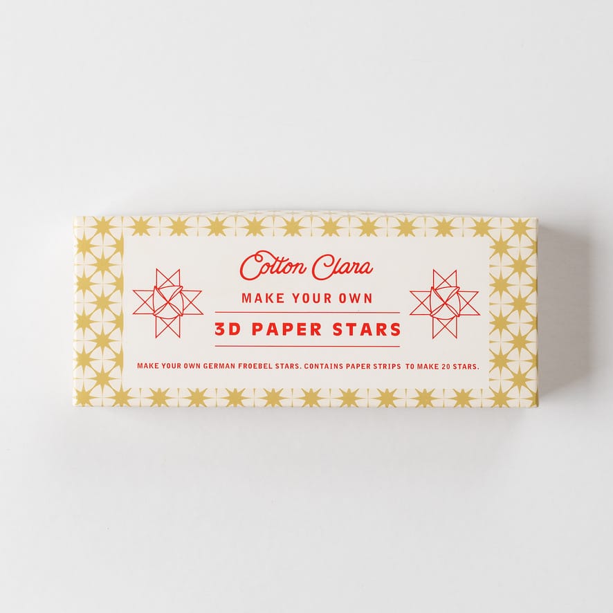 Cotton Clara German Froebel Paper Stars Kit