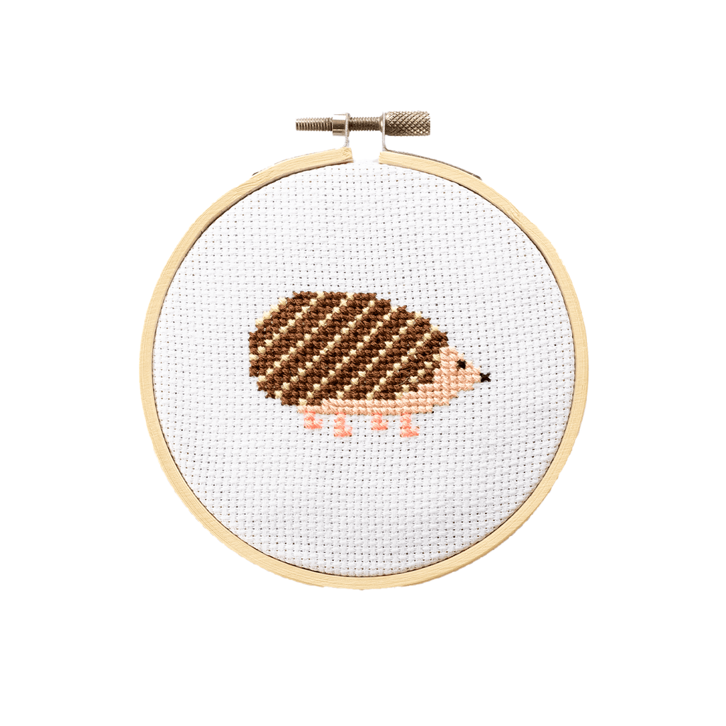 Cotton Clara Hedgehog Cross Stitch Kit