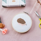 Cotton Clara Hedgehog Mini Cross Stitch PDF Pattern – Instant Download