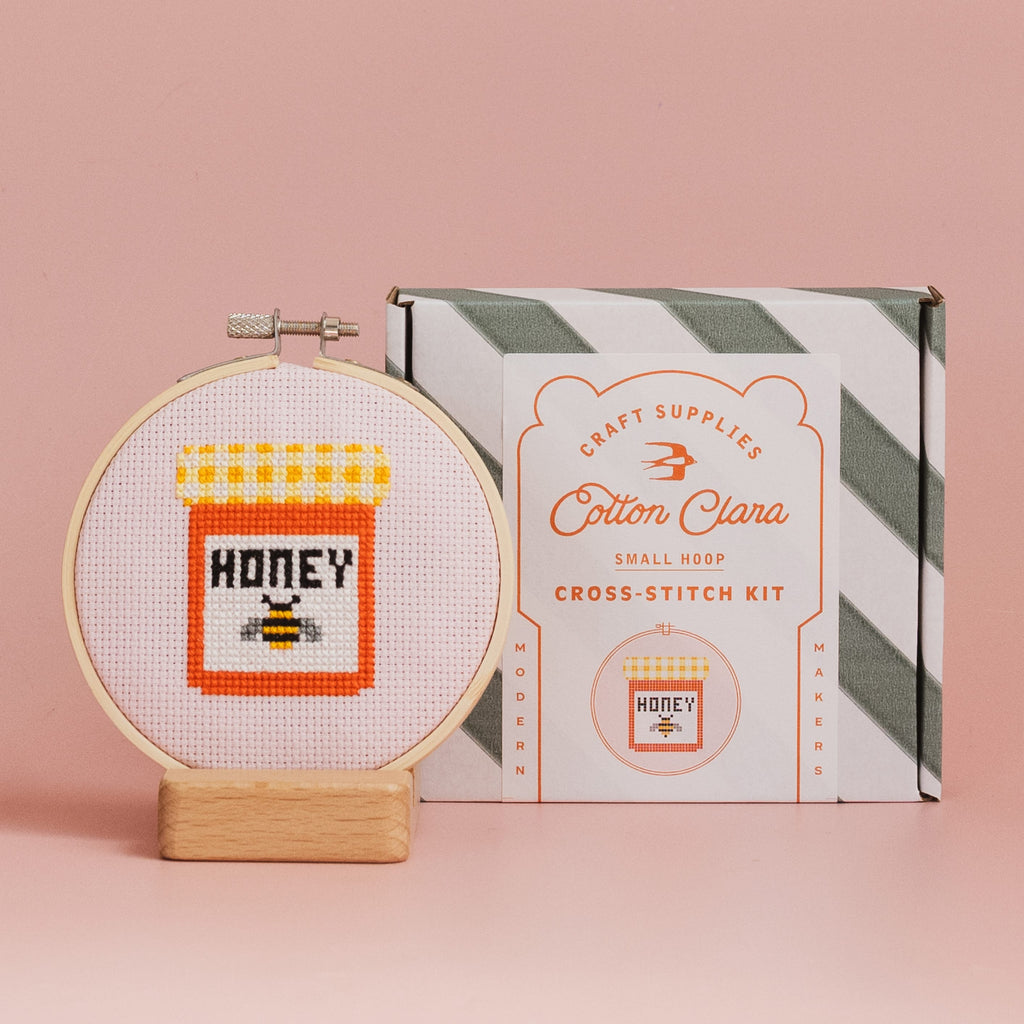 Cotton Clara Honey Cross Stitch Kit