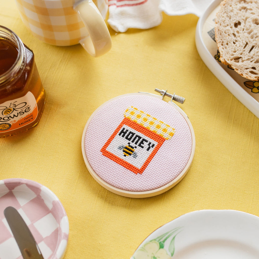 Cotton Clara Honey Mini Cross Stitch PDF Pattern – Instant Download