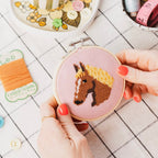 Cotton Clara Horse Beginner Cross Stitch Kit