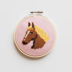Cotton Clara Horse Beginner Cross Stitch Kit