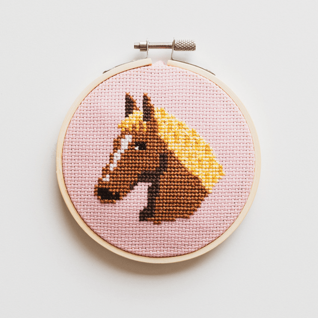 Cotton Clara Horse Cross Stitch PDF Pattern – Instant Download