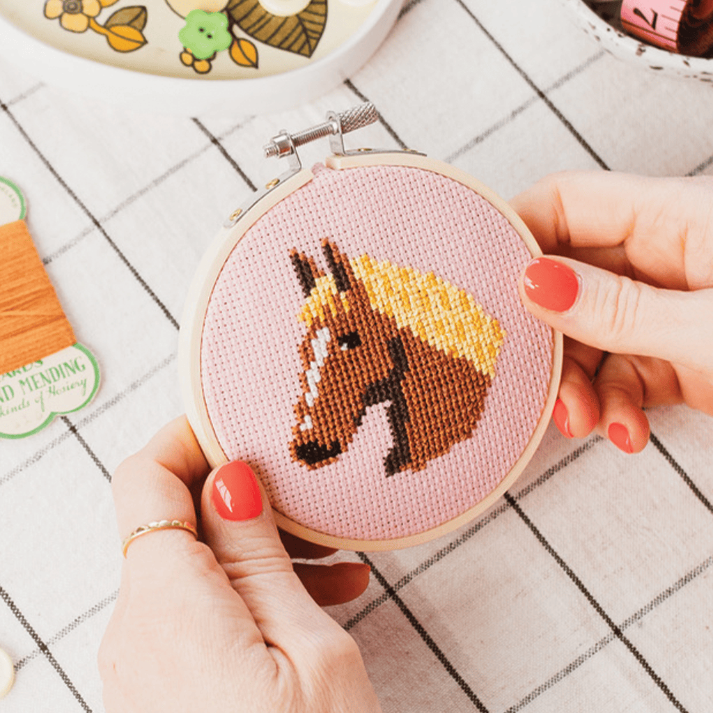 Cotton Clara Horse Cross Stitch PDF Pattern – Instant Download
