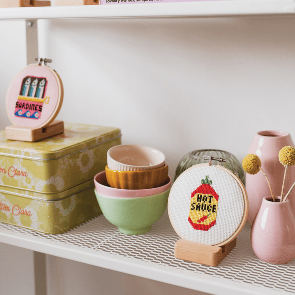 Cotton Clara Hot Sauce Cross Stitch Kit