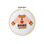 Cotton Clara I Love Books Cross Stitch Kit