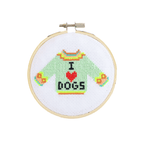 Cotton Clara I Love Dogs Cross Stitch Kit