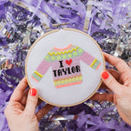 Cotton Clara I Love Taylor Mini Cross Stitch PDF Pattern – Instant Download