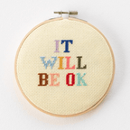 Cotton Clara It Will Be Okay Cross Stitch PDF Pattern – Instant Download