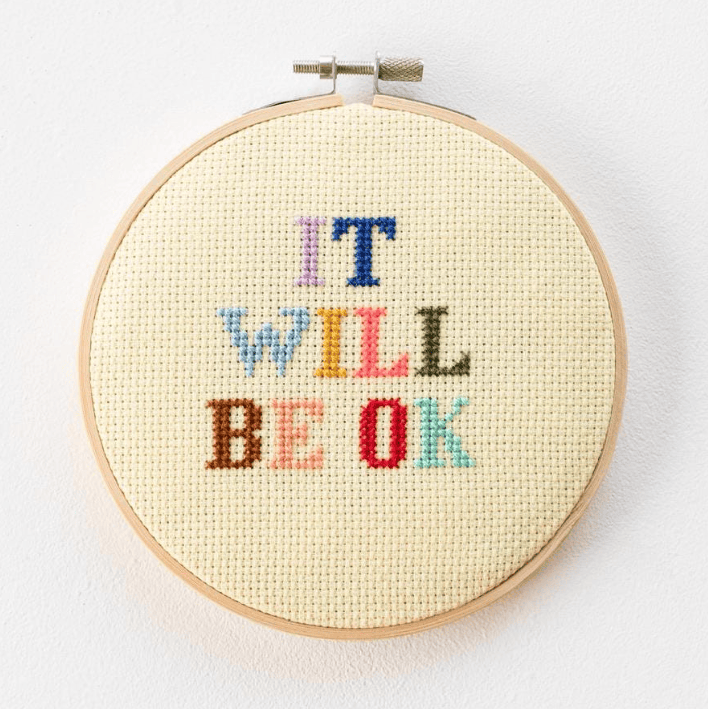 Cotton Clara It Will Be Okay Cross Stitch PDF Pattern – Instant Download