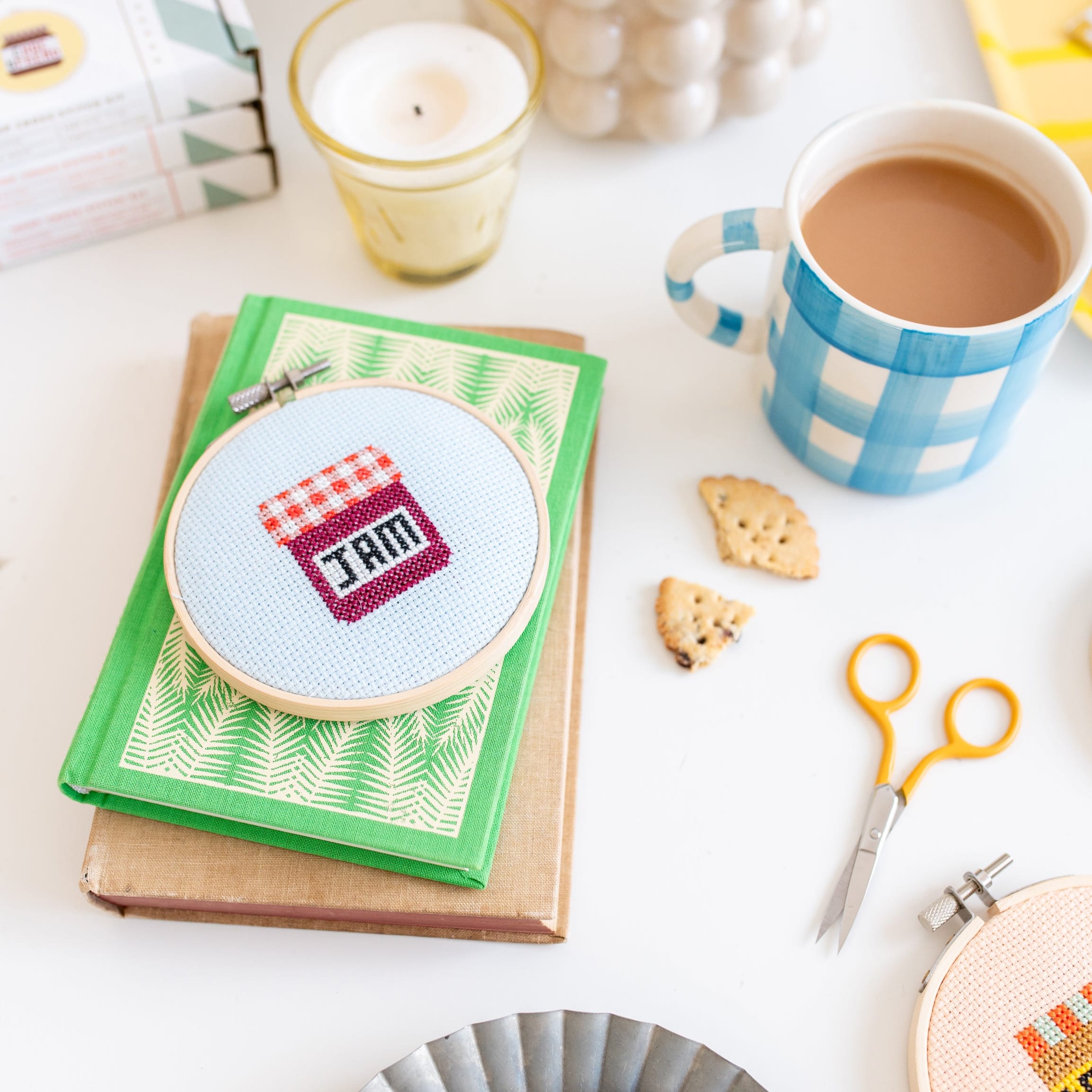 Cotton Clara Jam Mini Cross Stitch PDF Pattern – Instant Download