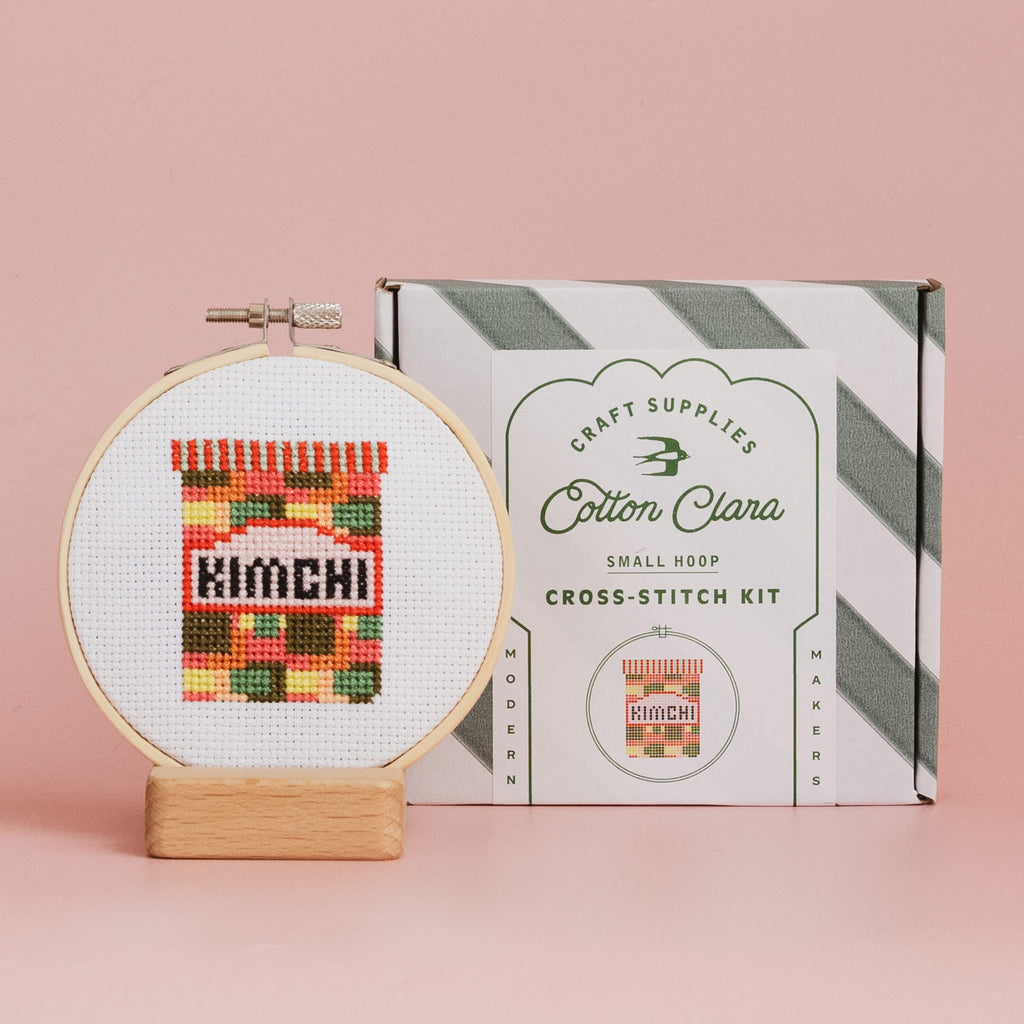 Cotton Clara Kimchi Cross Stitch Kit