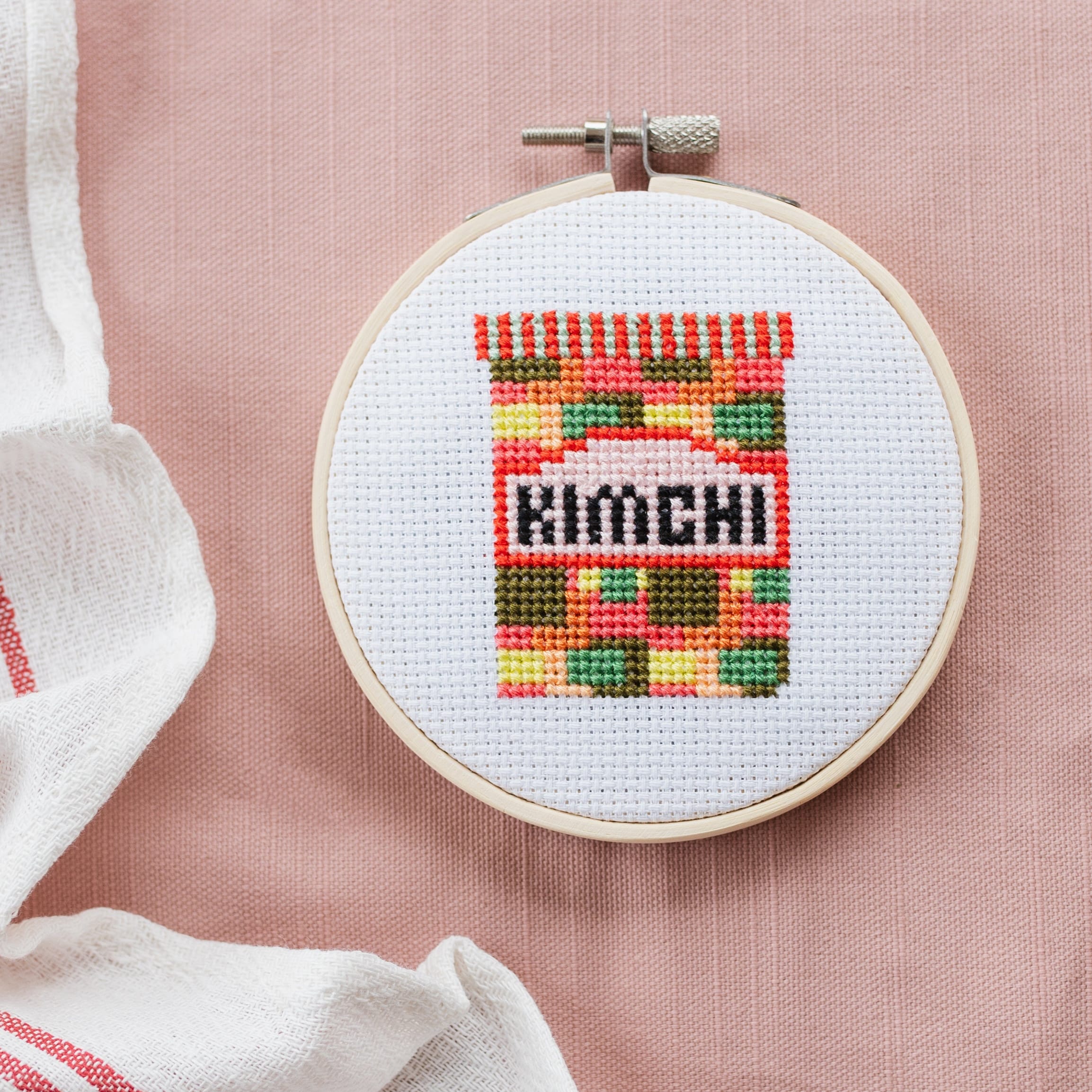 Cotton Clara Kimchi Mini Cross Stitch PDF Pattern – Instant Download