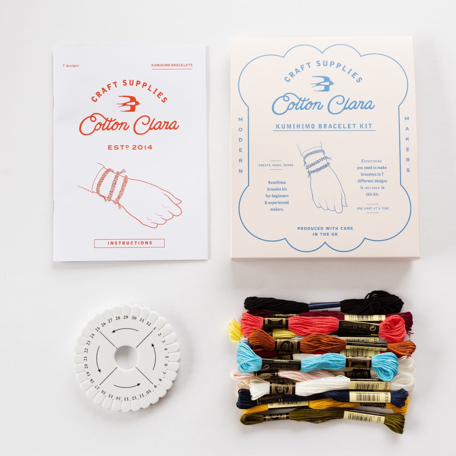 Cotton Clara Kumihimo Bracelet Kit