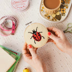 Cotton Clara Ladybird Beginner Cross Stitch Kit