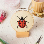 Cotton Clara Ladybird Beginner Cross Stitch Kit