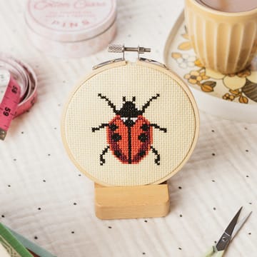 Cotton Clara Ladybird Beginner Cross Stitch Kit