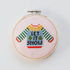 Cotton Clara Let it Snow Cross Stitch Kit