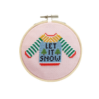 Cotton Clara Let it Snow Cross Stitch Kit