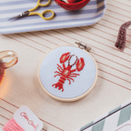 Cotton Clara Lobster Cross Stitch Kit