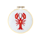 Cotton Clara Lobster Cross Stitch Kit