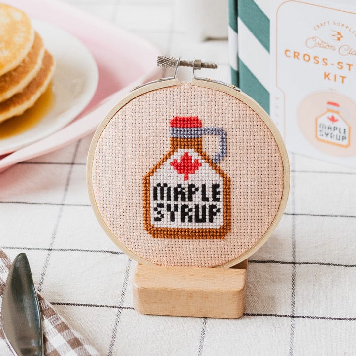 Cotton Clara Maple Syrup Cross Stitch Kit