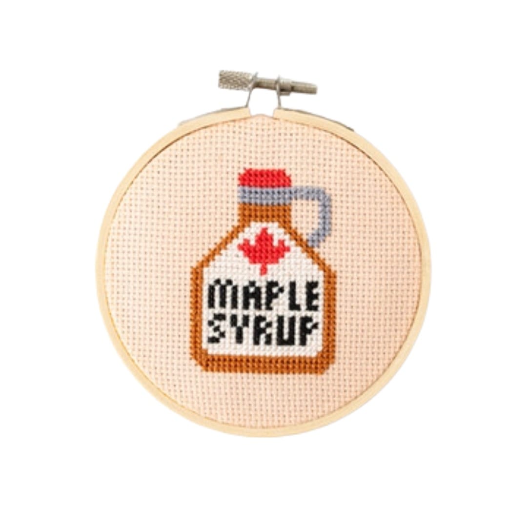 Maple Syrup Cross Stitch Kit