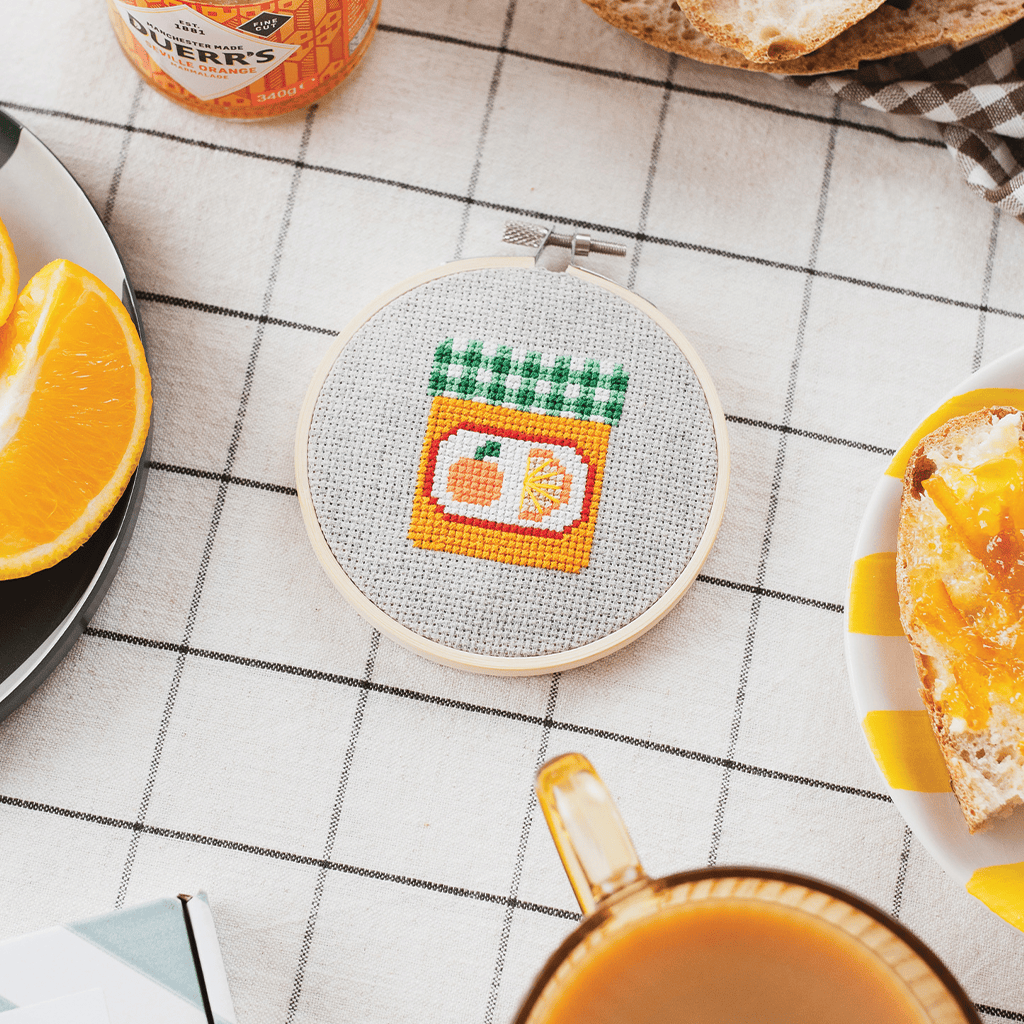 Cotton Clara Marmalade Beginner Cross Stitch Kit