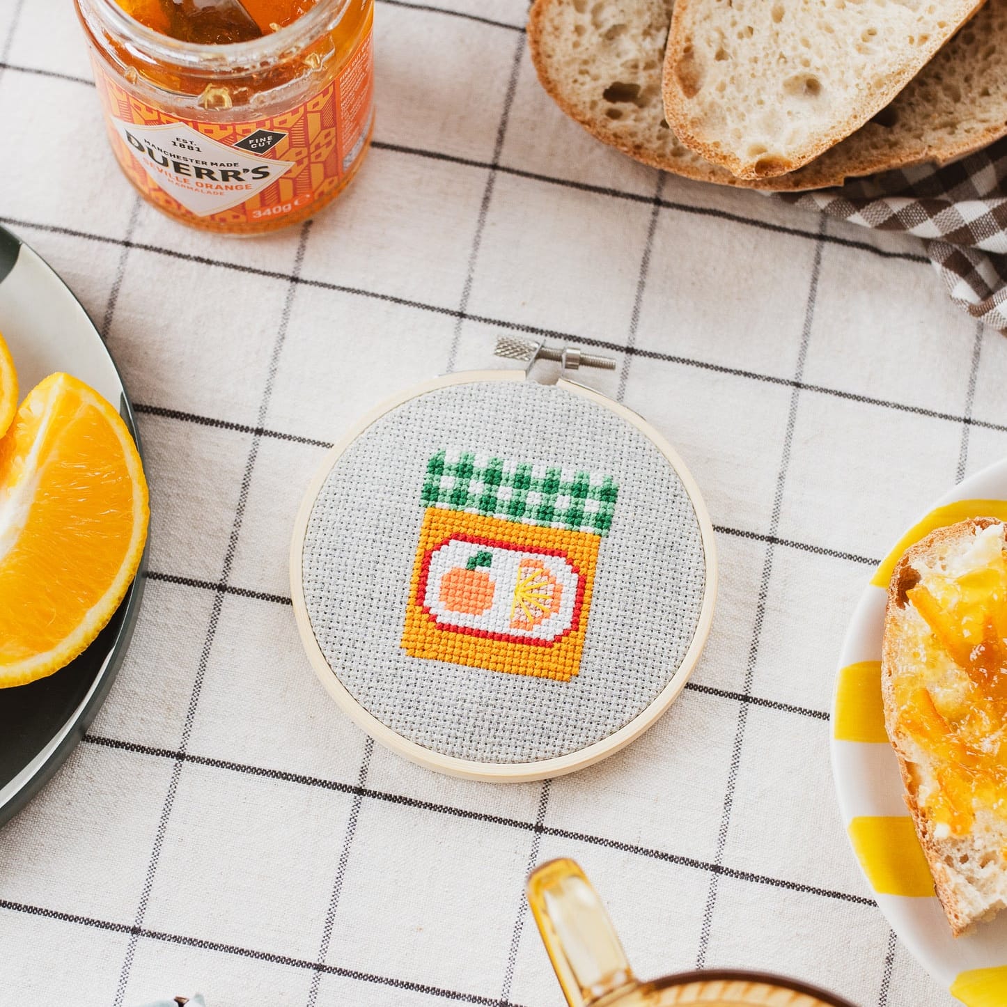 Cotton Clara Marmalade Beginner Cross Stitch Kit