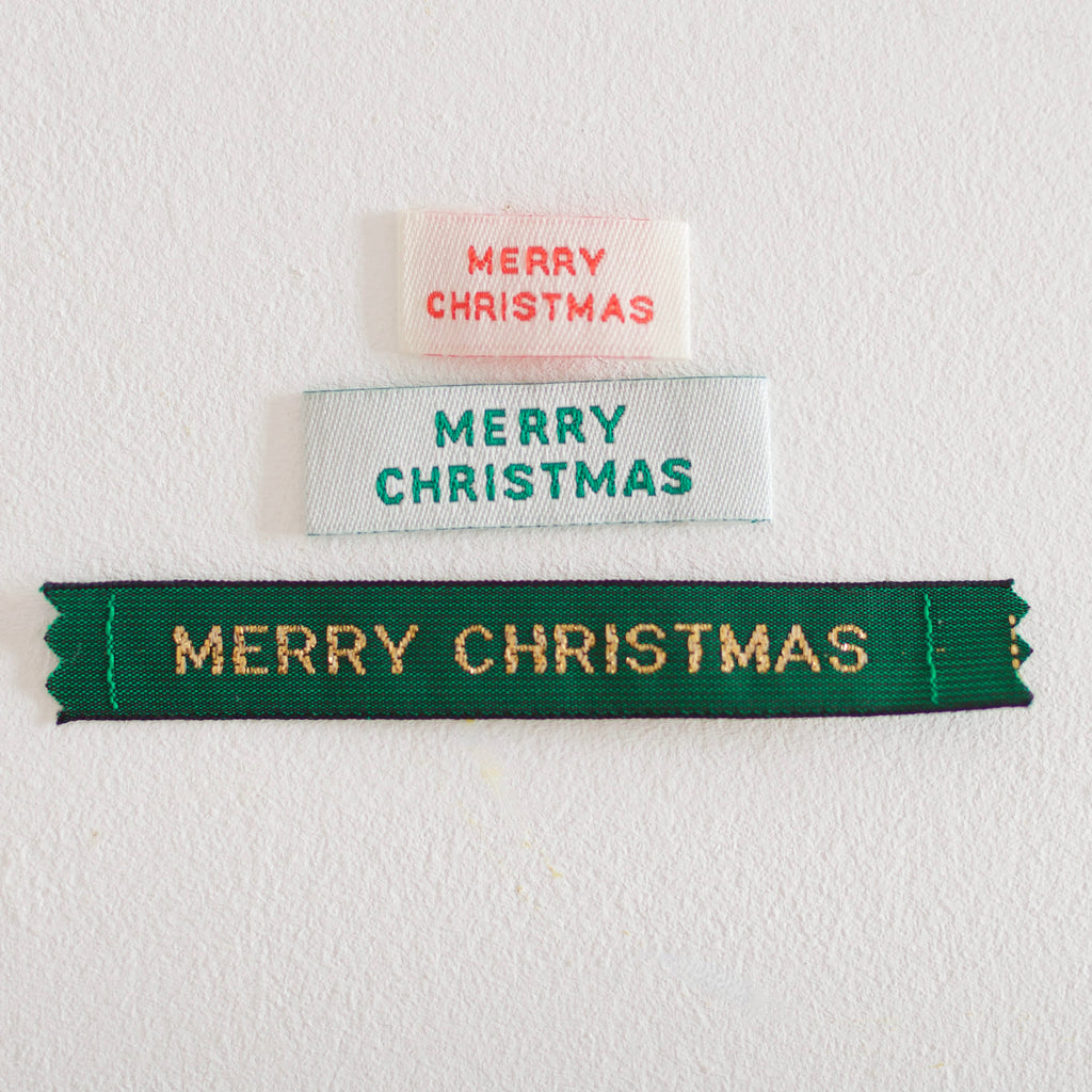 Cotton Clara Merry Christmas Ribbons