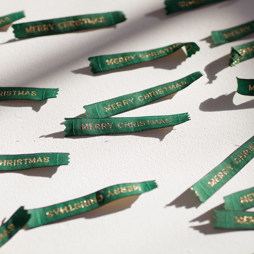 Cotton Clara Merry Christmas Ribbons