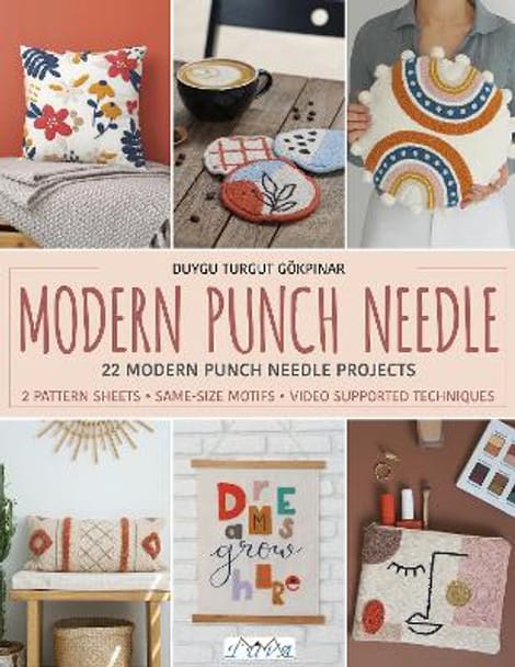 Cotton Clara Modern Punch Needle by Duygu Turgot Gokpinar