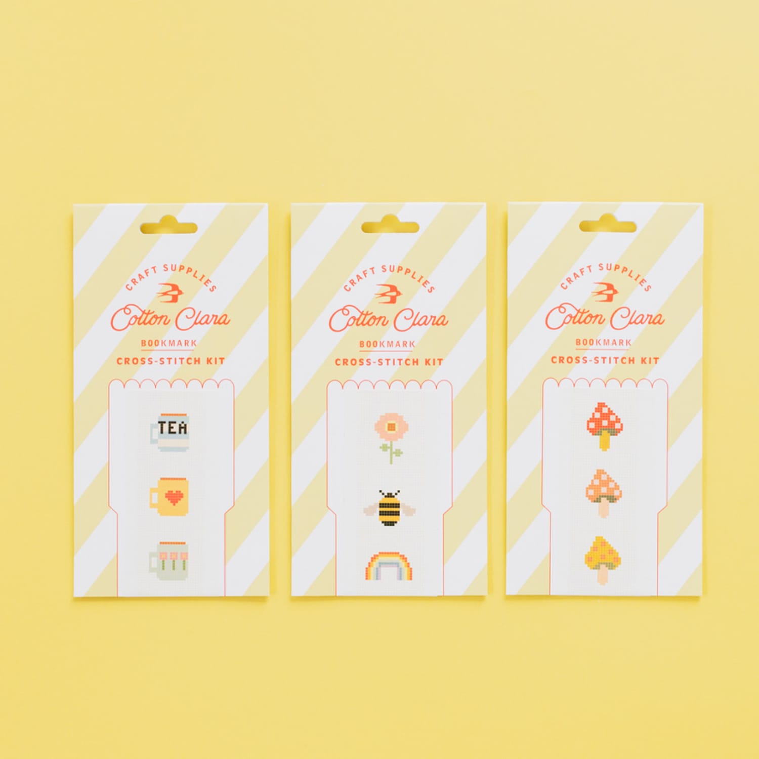 Cotton Clara Nature Bookmark Cross Stitch Kit