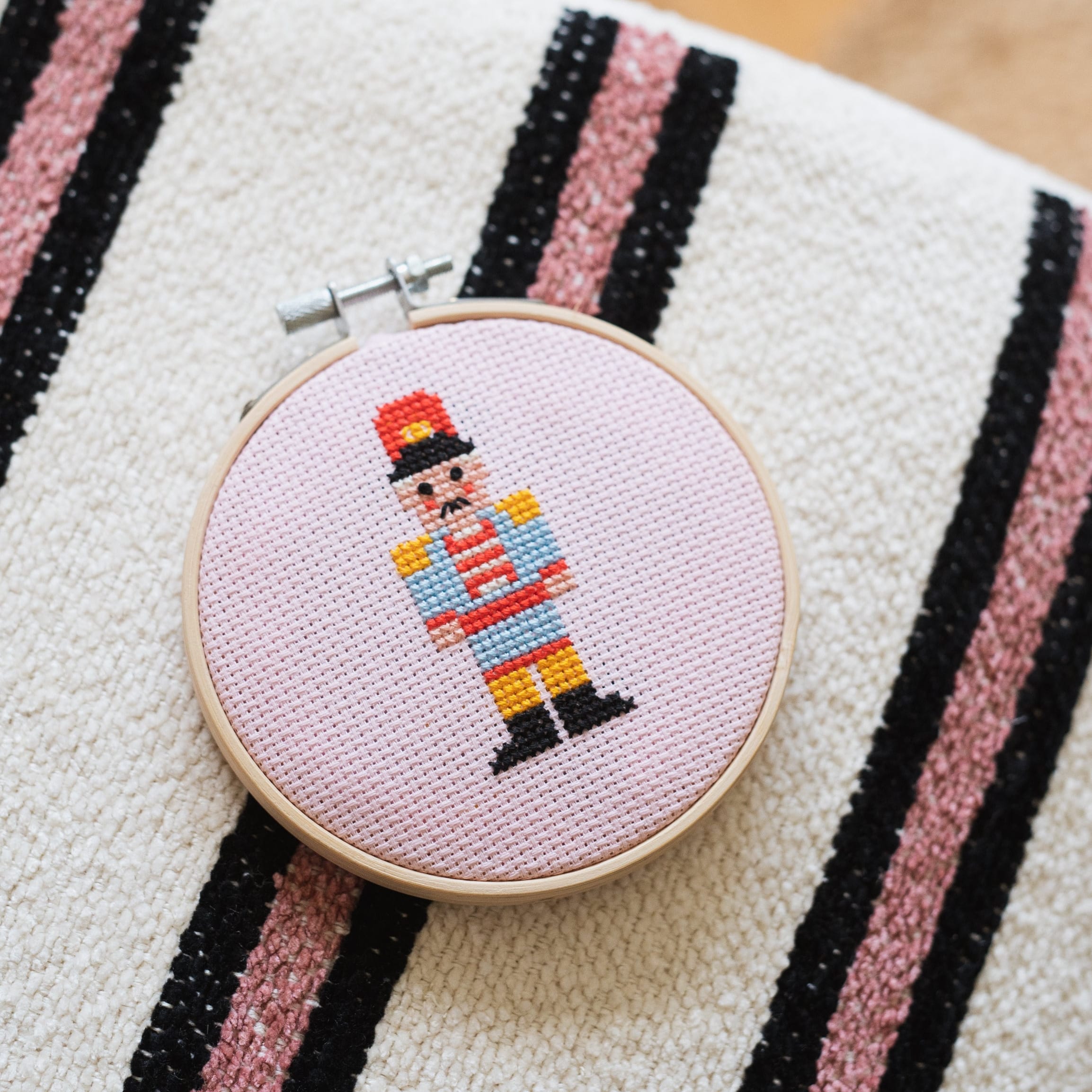 Cotton Clara Nutcracker Mini Cross Stitch PDF Pattern – Instant Download