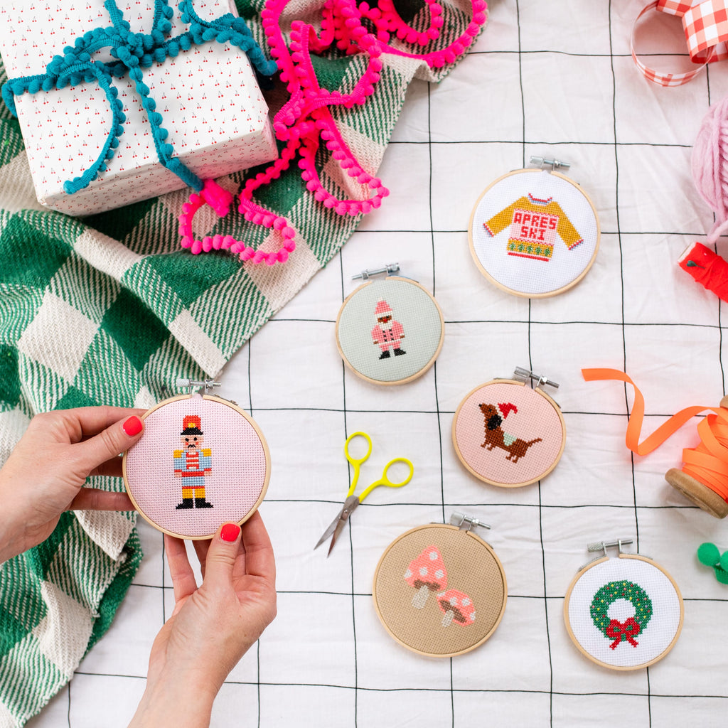 Cotton Clara Nutcracker Mini Cross Stitch PDF Pattern – Instant Download
