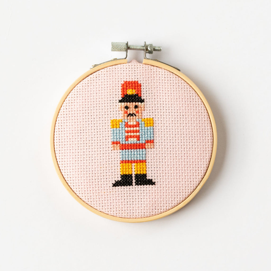 Cotton Clara Nutcracker Mini Cross Stitch PDF Pattern – Instant Download