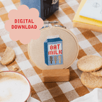 Cotton Clara Oat Milk Cross Stitch PDF Pattern – Instant Download