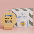 Cotton Clara Olives Cross Stitch Kit