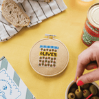 Cotton Clara Olives Cross Stitch Kit