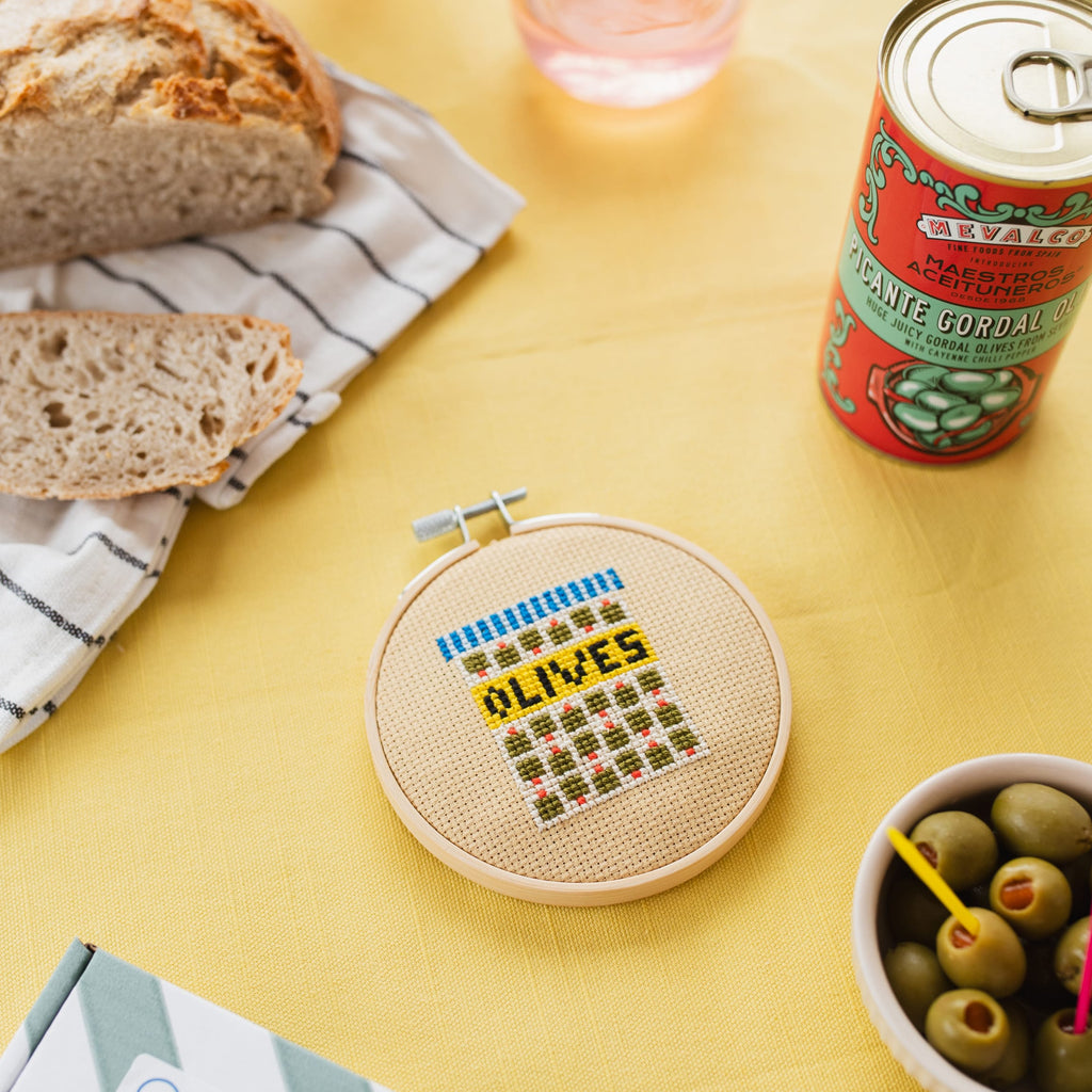 Cotton Clara Olives Cross Stitch Kit