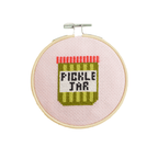 Cotton Clara Pickle Jar Cross Stitch Kit