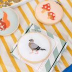 Cotton Clara Pigeon Mini Cross Stitch PDF Pattern – Instant Download