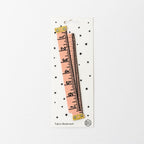 Mint Retro Tape Measure | Embroidered Fabric Bookmark