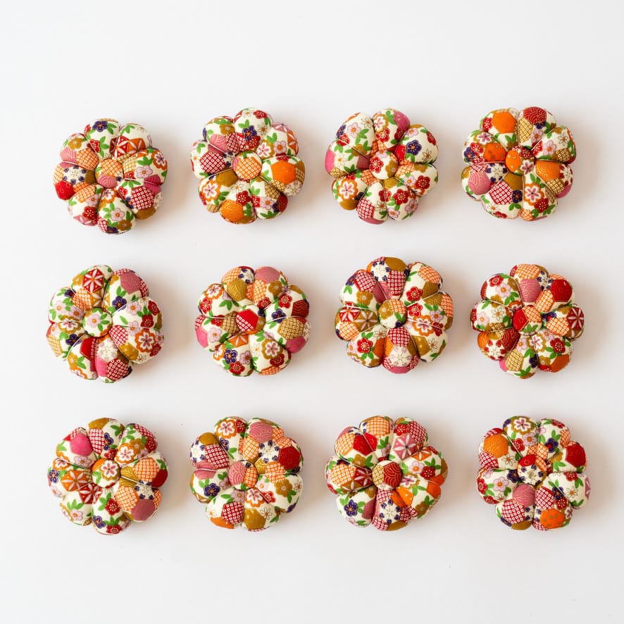 Cotton Clara Pumpkin Pin Cushion